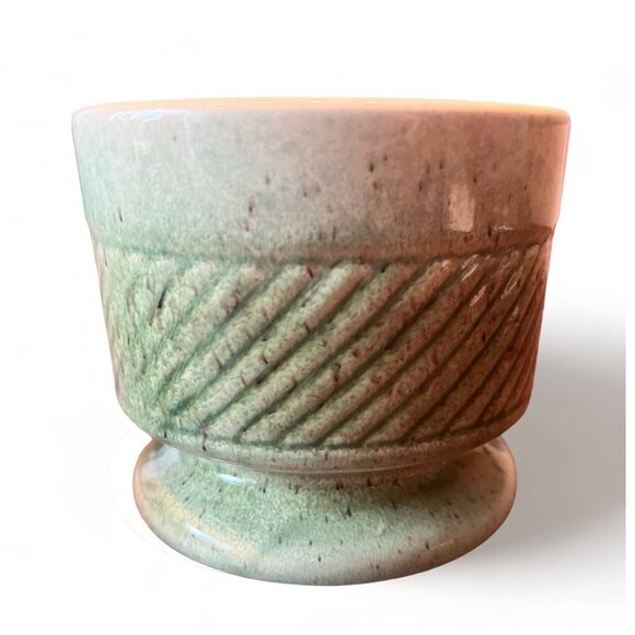 Vintage 1979 FTD Green Pedestal Planter - Picture 2 of 10